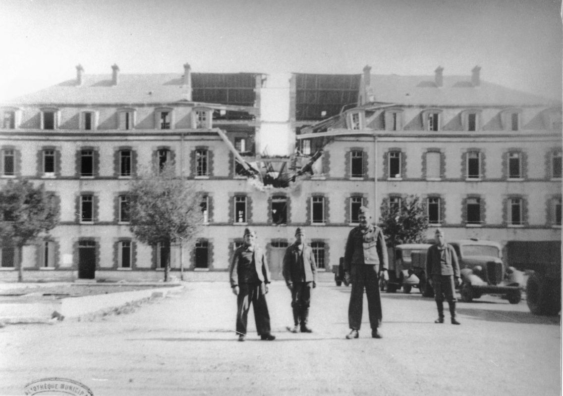 Base aérienne de Chartres, bombardement du 3 juin 1940. 